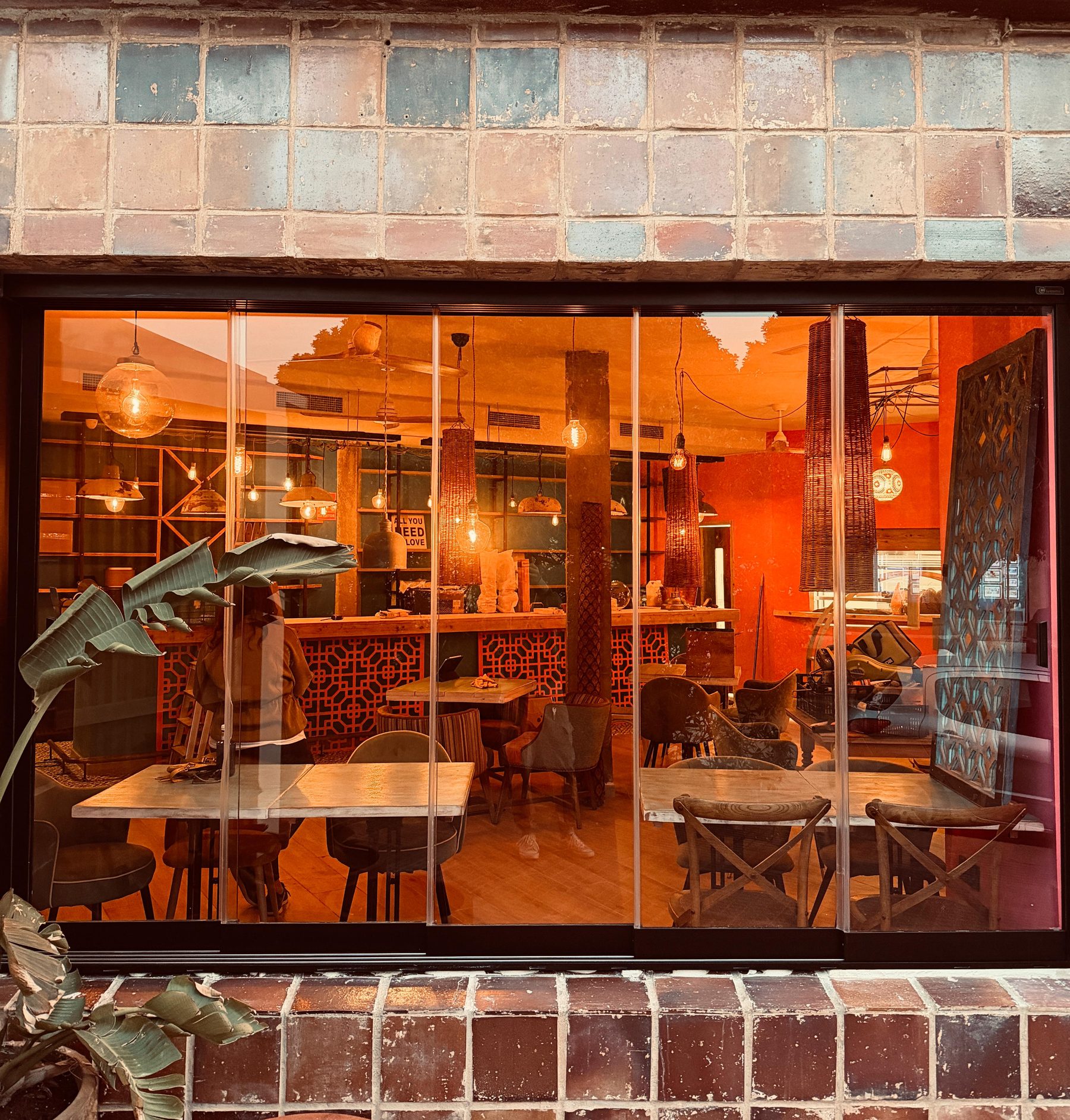 The dining room at Monsoon Thai